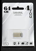 Флеш-накопичувач Usb 64Gb 4you 110 Metal series