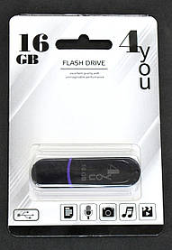 USB-накопичувач флешка на 16Gb 4you 012 Jet series Black