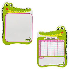 Дощечка для малювання "Крокодил" Bambi TD2023136-5 маркер в комплекті 21-27 см, Toyman