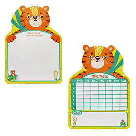 Дощечка для малювання "Тигр" Bambi TD2023136-2 маркер в комплекті 21-27 см, Toyman