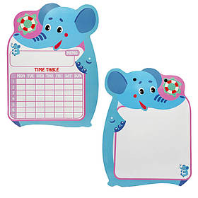 Дощечка для малювання "Слон" Bambi TD2023136-1 маркер в комплекті 21-27 см, Toyman