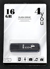 USB-накопичувач флешка на 16Gb 4you 121 Vega series Black