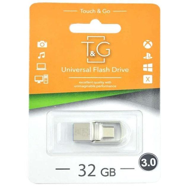 Флеш-накопичувач Usb 3.0 32Gb T & G 104 Metal series (Type C)