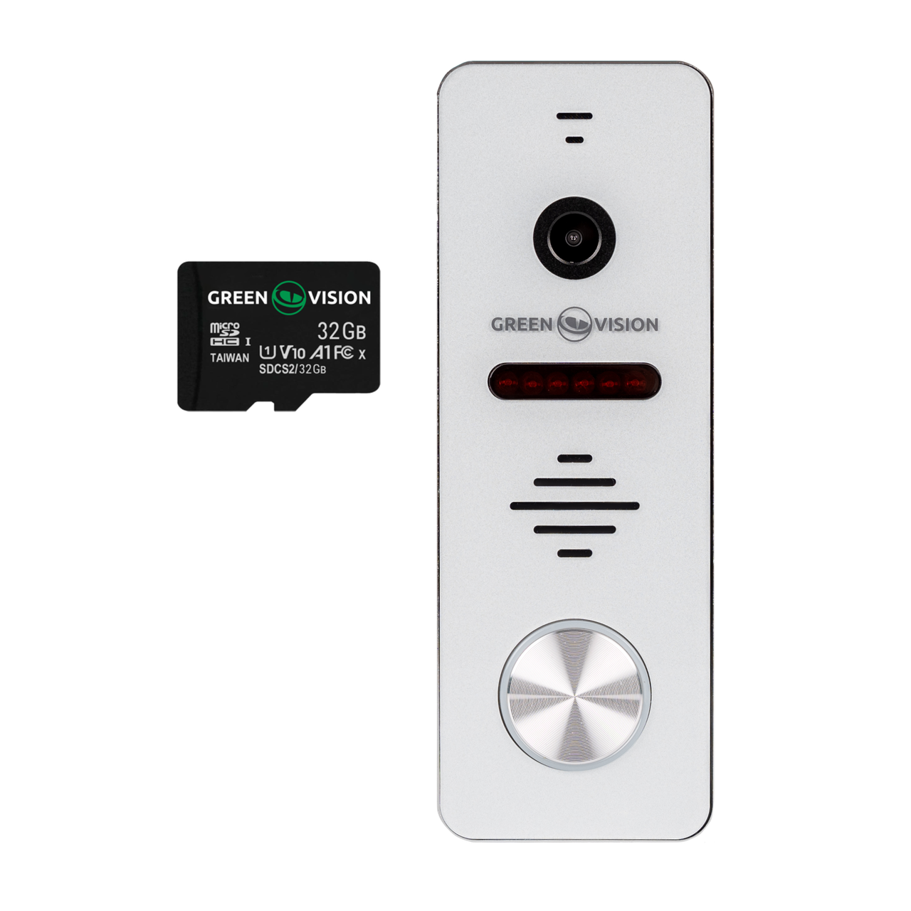 Автономна панель виклику IP GreenVision GV-008-M-150 SD-32Gb