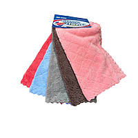 Серветки з мікрофібри 30*30 см 5 шт.