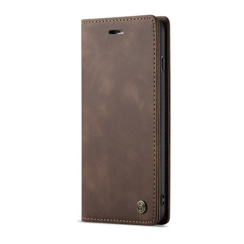Чохол книжка Caseme з магнітом для iPhone 7 / 8 Plus кавовий гаманець
