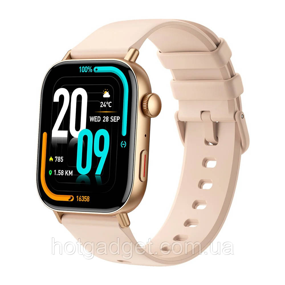Смарт-годинник COLMI C8 Max gold (дзвінки, тонометр, пульсоксиметр)