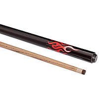 Кий більярдний для пулу двоскладовий SPOINT 145x1,2см чорний-бежевий