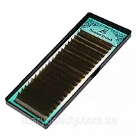Вії LEX L 0.10 (6-12) Dark Chocolate
