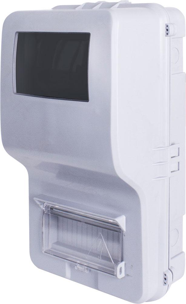 S0110011 Корпус пластиковий обліковий e.plbox.stand.n.f3.7 IP54 навісний, під трифазний лічильник, 7 модулів