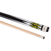 Кий більярдний для пулу двоскладовий SPOINT 145x1,2см чорний-бежевий