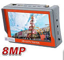 Портативний монітор для налаштування камер відеоспостереження Pomiacam IV5, 8Мп, AHD+ TVI+ CVI+ CVBS, фото 2
