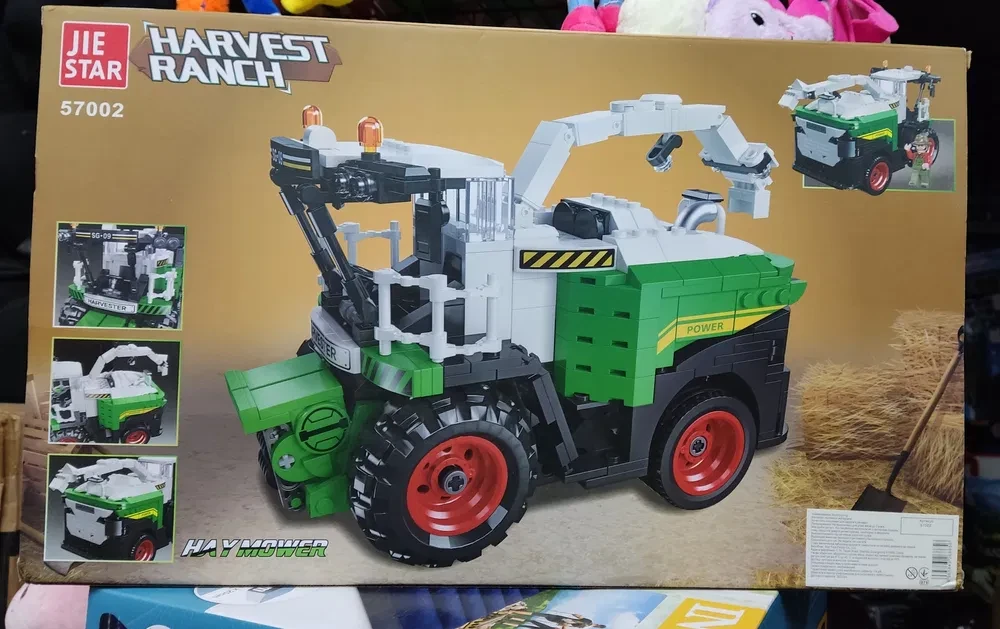Конструктор 57002 Jie Star Комбайн ковбаїн інерційний Harvester 483 деталі якість швидка відправка