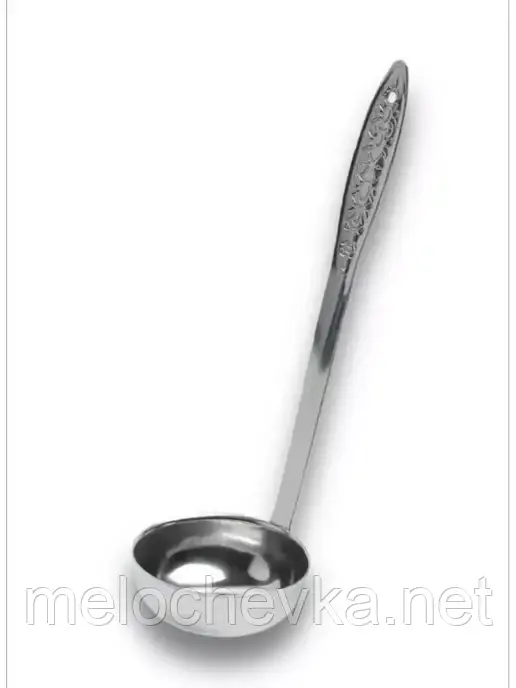 Ополоник кухонний металевий 28 см, фото 1