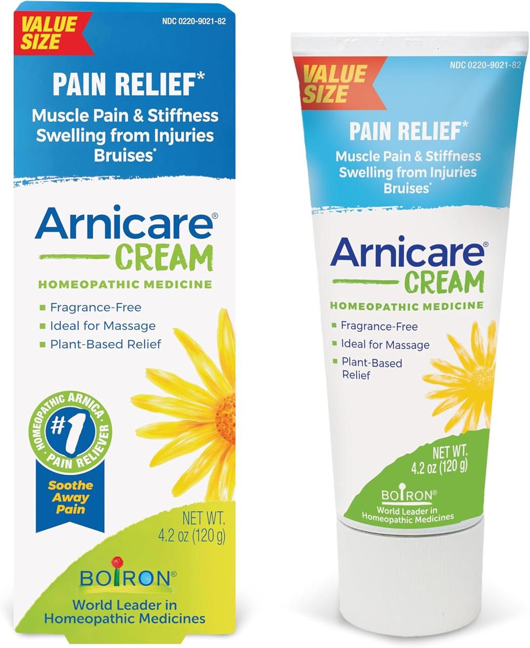 Boiron Arnicare Cream / Крем Арніка для полегшення м'язового болю, скутості, набряків 120 г
