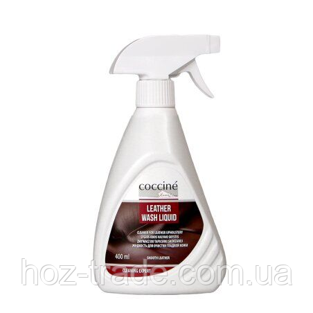Рідина для чищення шкіряних виробів COCCINE LEATHER WASH LIQUID Польща 400 мл