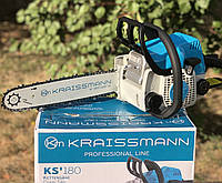 Бензопила Kraissmann KS 180 + масло (шина 35 см)
