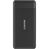 Оригінал! Батарея універсальна Canyon PB-109 10000 mAh PD/18W QC/3.0/20W Black (CNE-CPB1009B) - Вища Якість!
