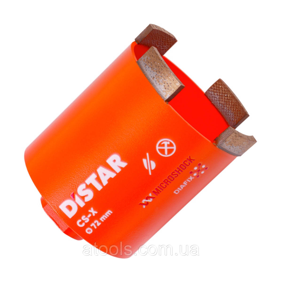 Коронка алмазна по бетону DISTAR 72 мм 70-4 M16 CS-X (10170085458)