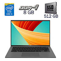 Ультрабук LG Gram 14/ 14" (1920x1200)/ Core i5-1135G7/ 8 GB RAM/ 512 GB SSD/ Iris Xe