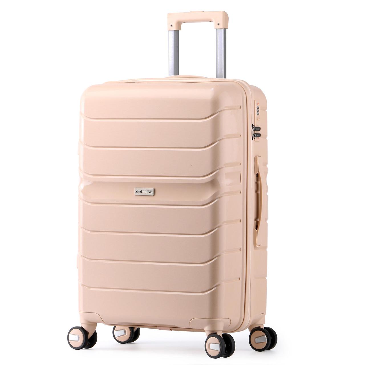 Валіза Semi Line 24" (M) Cappuccino (T5770-2), фото 1