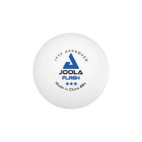 М'ячі для настільного тенісу Joola Flash 40+ White 6 шт (40041), фото 1
