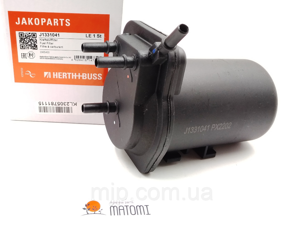 Паливний фільтр HERTH+BUSS J1331041 16400-4U105, 16400-4U11A, 16400-AY60A, 16400-AY61A, 16400-BC40A, 16400-BN700, фото 1