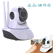 Бездротова поворотна IP WiFi камера відеоспостереження V380 Камера з нічною зйомкою та віддаленим доступом, фото 2