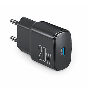 Мережевий зарядний пристрій Brevia ePower PD20W USB-C чорний