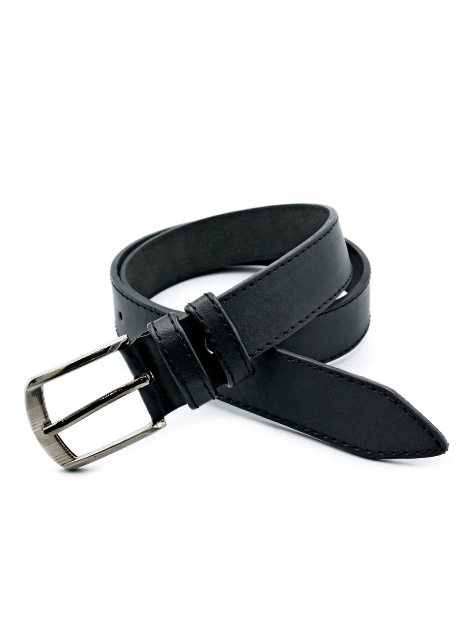 Дитячий ремінь Weatro 2,8 х 90 см Чорний dtsk-28mm-kz-037, фото 1