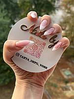 Табличка для фото майстра манікюра. Табличка інстамітка