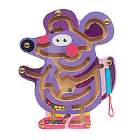 Дерев'яна магнітна іграшка Лабіринт MD 1792-1 Мишка