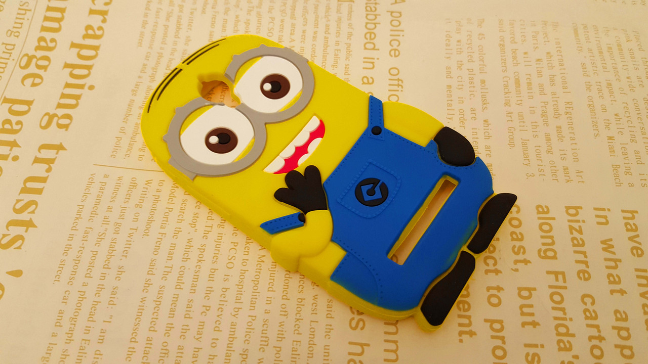 Гумовий 3D чохол для Asus Zenfone C ZC451CG Міньйон