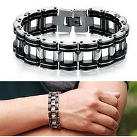Чоловічі браслети з нержавіючої сталі