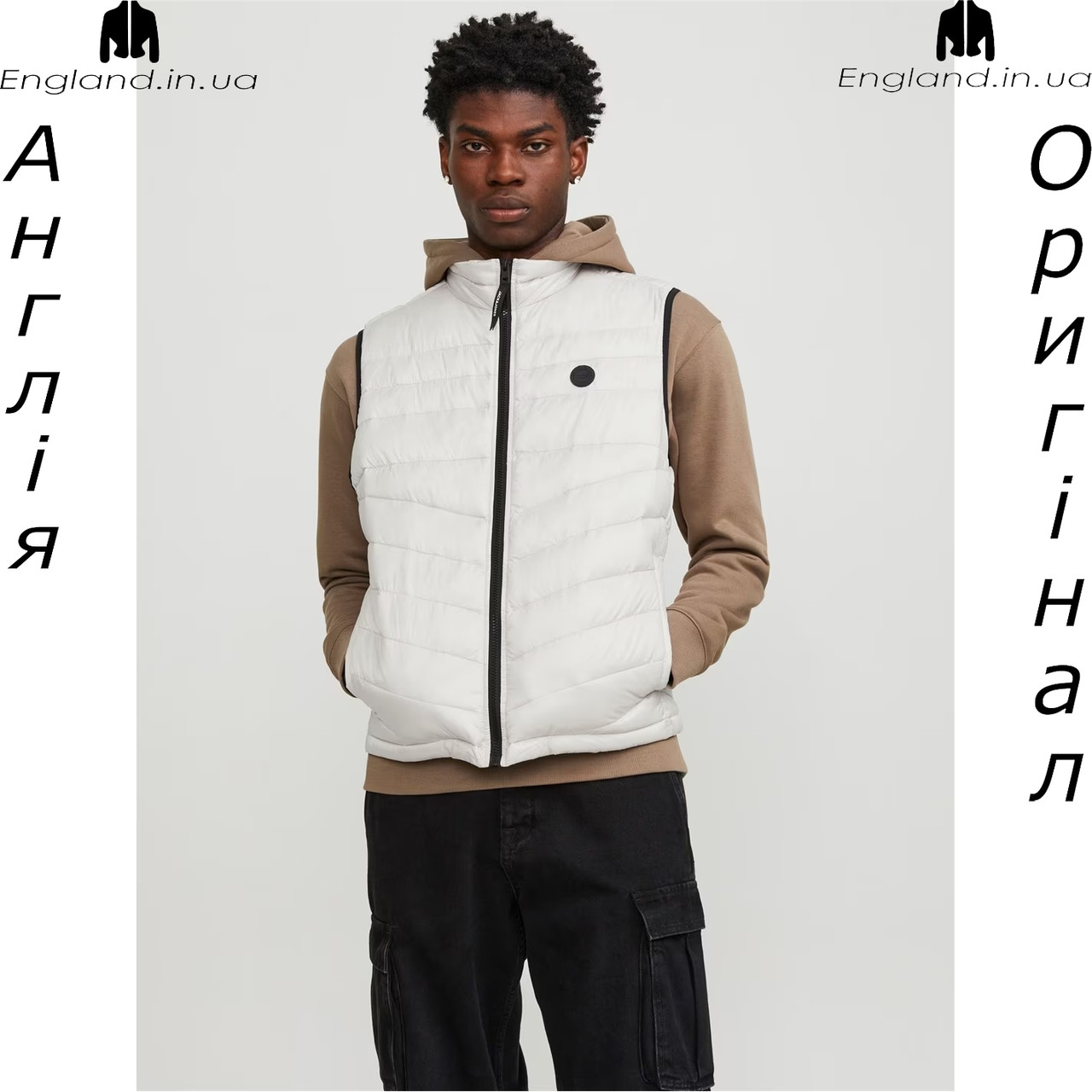 Жилет легкий чоловічий Jack & Jones (Джек енд Джонс) з Англії - осінь / весна, фото 1