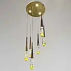 Підвісна каскадна люстра 2263/6GD, фото 2