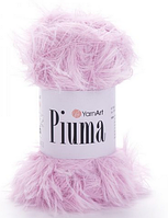 Пряжа Piuma YarnArt(мех)-4410 рожевий