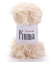 Пряжа Piuma YarnArt(мех)-4419 беж