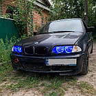 CCFL Ангельські оченята на BMW E46 без лінз Сині, фото 3