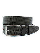 Шкіряний чоловічий ремінь Weatro 3,3 х 105-120 см Темно-коричневий wtro-ua-33k-0019, фото 2