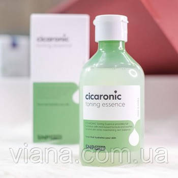 Есенція з центелою азійською та гіалуроновою кислотою SNP prep Cicaronic Toning Essence 220 мл