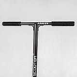 Трюковий самокат Best Scooter Kraken KR-71078, колеса PU 110 мм, висота 87 см, ABEC 9, Анодований, фото 8