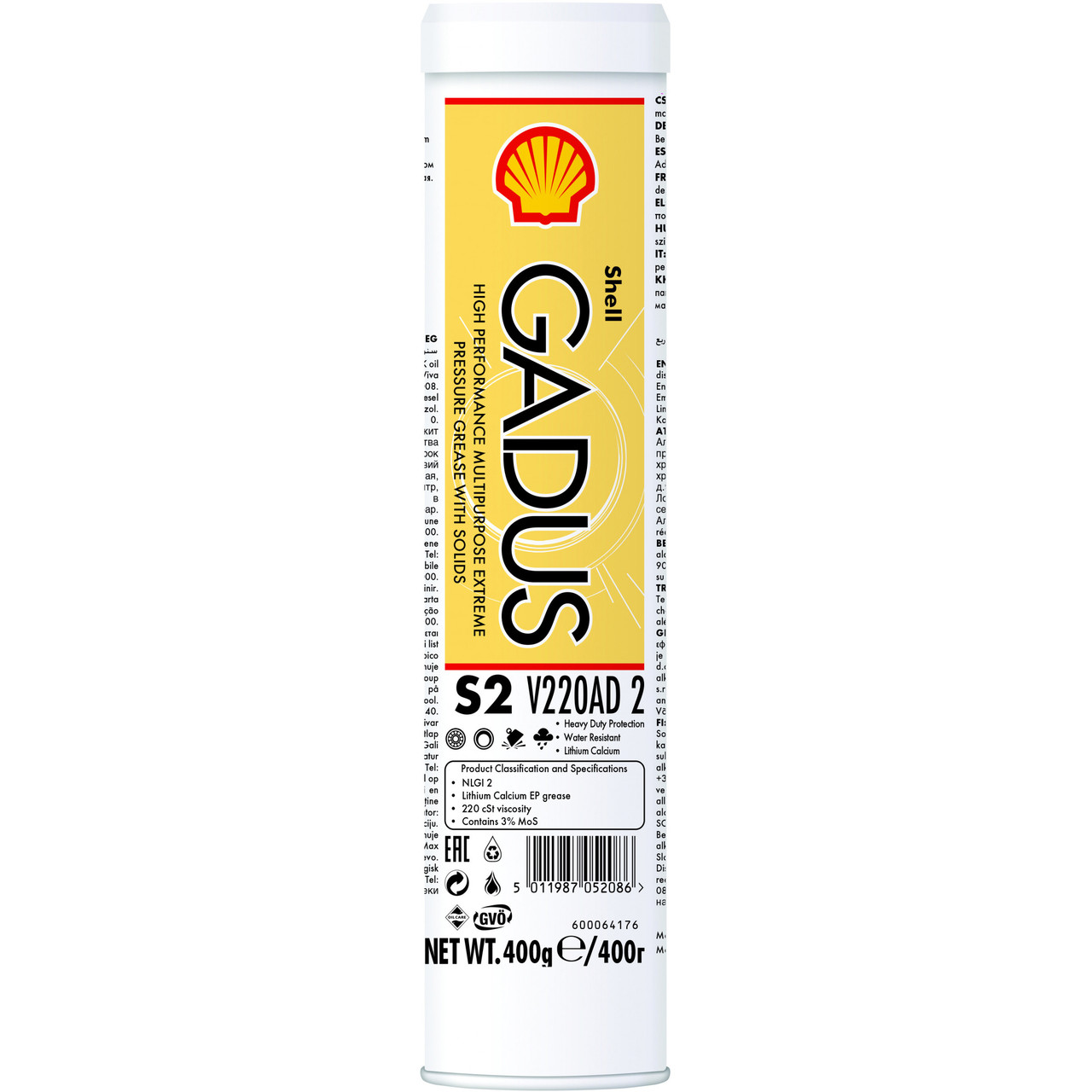 Мастило Shell Gadus S2 V220AD 2, 400 г