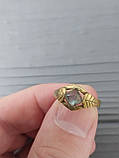Лабрадор кільце з натуральним лабрадором у серебрі кільце з лабрадором кільце лабрадор 17,5 розмір Індія!, фото 5