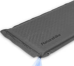 Самонадувний килимок з подушкою Naturehike CNK2300DZ014, 60 мм (Graphite), фото 4