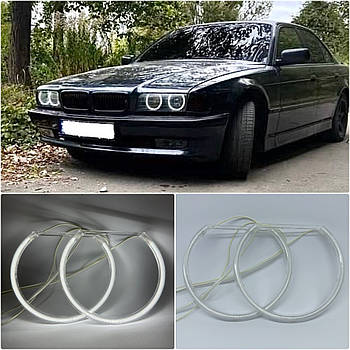 CCFL Ангельські оченята на BMW E36, E38, E39 Білі