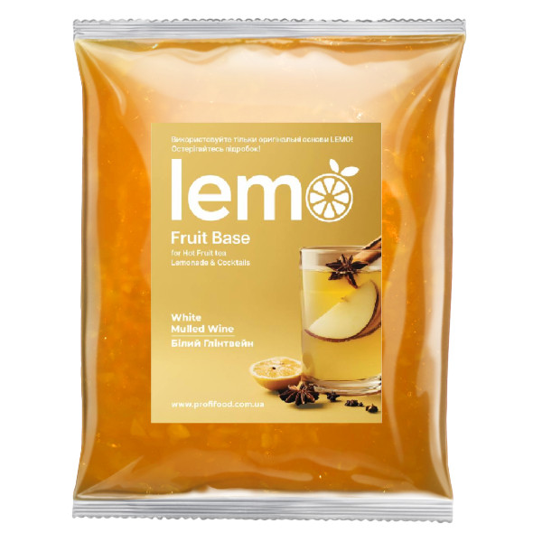 Фруктове пюре Білий Глінтвейн Lemo 1кг