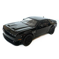 Машинка металева Dodge Challenger SRT Додж чорний звук світло відкр двері багажник капот Автосвіт 1:32,16*7*5см (AP-1992), фото 5