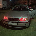 CCFL Ангельські оченята на BMW E36, E38, E39, E46 (з лінзою) Червоні, фото 2