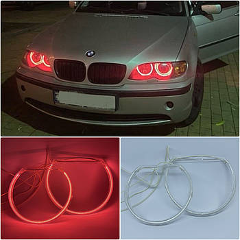 CCFL Ангельські оченята на BMW E36, E38, E39, E46 (з лінзою) Червоні